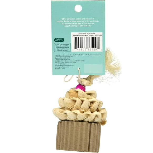Oxbow Enriched Life Celebration Cupcake Treat for Small Animals