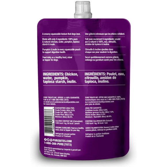 PureBites Plus Squeezables- Gut & Digestion Food Toppings For Dog (2.5 oz)