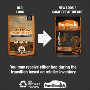 PureBites Duck Jerky Mid Size Treats For Dog (5.5 oz)