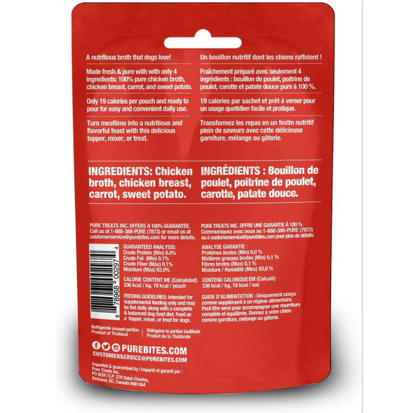 PureBites Broths Chicken & Vegetables Food Topping For Dog (2 oz)