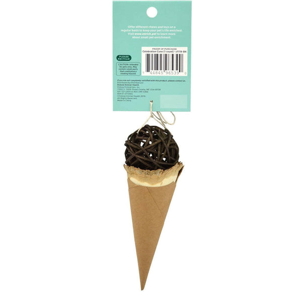 Oxbow Enriched Life Celebration Cone treats For Small Animal
