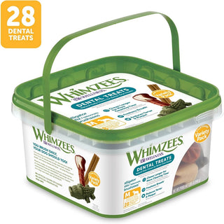 Whimzees by Wellness Dental Chews Variety Packs For Medium Dog (28 count)