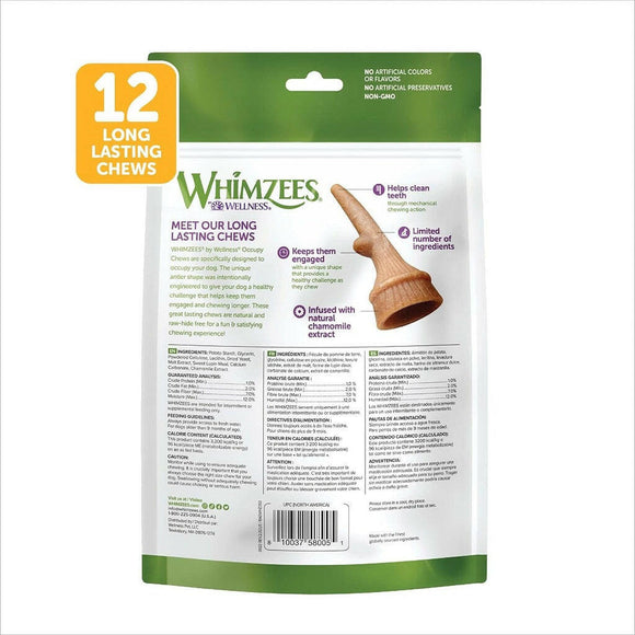 Whimzees by Wellness Occupy Antler Value Bag Treat For Medium Dog (12 pc)