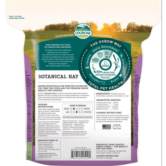 Oxbow Animal Health Botanical Hay For Pets (15 oz)