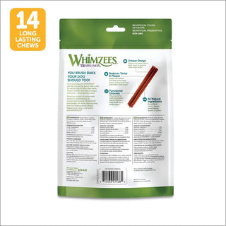 Whimzees by Wellness Stix Natural Grain Free Dental Chews For Medium Breed Dogs (14.8 oz)