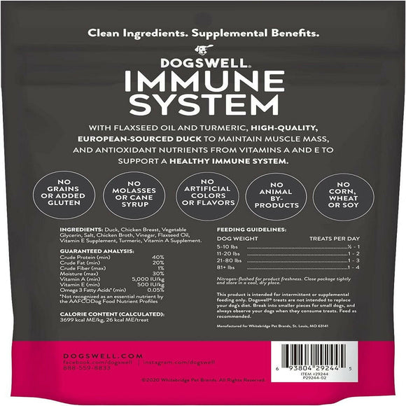 Dogswell Jerky Minis Immunity & Defense Grain-Free Duck Recipe For Dogs (4 oz)