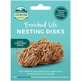 Oxbow Enriched Life Nesting Disks For Small Animal