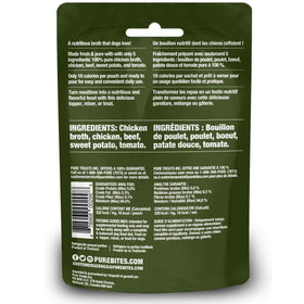 PureBites Broths Chicken & Beef Food Topping For Dogs (2 oz)