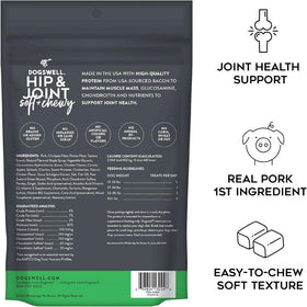 Dogswell Soft & Chewy Hip & Joint Bacon Flavored Treats For Dogs (14 oz)