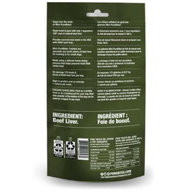 PureBites Mini Trainers RAW Freeze Dried Beef Liver Treats For Dog (3 oz)