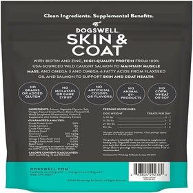 Dogswell Jerky Mini Skin & Coat Grain-Free Salmon Bites For Dogs (4 oz)