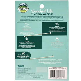 Oxbow Enriched Life Timothy Waffle Toy For Small Animal