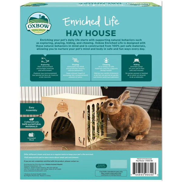 Oxbow Enriched Life Hay House For Small Animal