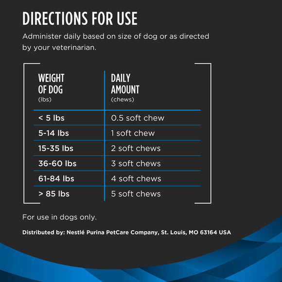 Purina Pro Plan Veterinary Diets Skin Care Soft Chew Supplement for Dogs