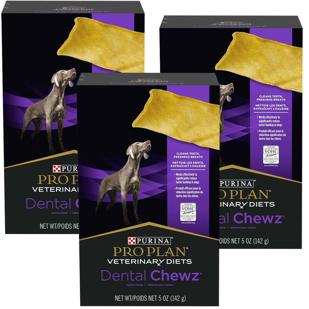 Purina Pro Plan Veterinary Diets Dental Chewz Dog Treats, 5-oz