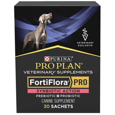 Pro Plan Veterinary Supplements FortiFlora PRO Synbiotic Action Dog Prebiotic and Probiotic Supplement, 30 sachets