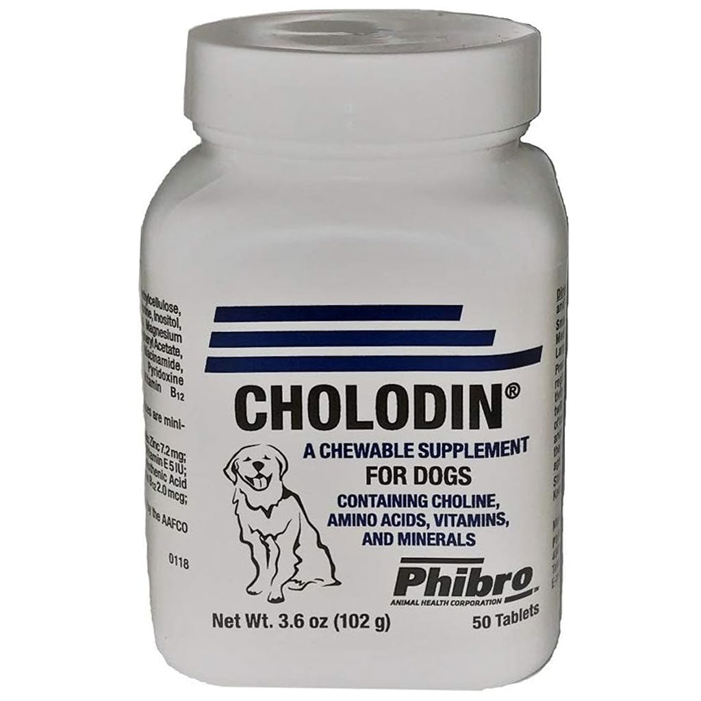 Cholodin Canine Chewable Tablets, 50-count