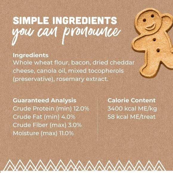 Buddy Biscuits Crunchy Dog Treats with Bacon & Cheese flavor (16 oz)