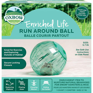 Oxbow Enriched Life Run Around Ball Toy For Small Animal