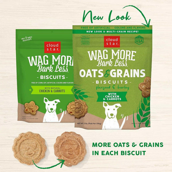 Cloud Star Wag More Bark Less Chicken and Carrot Crunchy Dog Treats (3 lb)