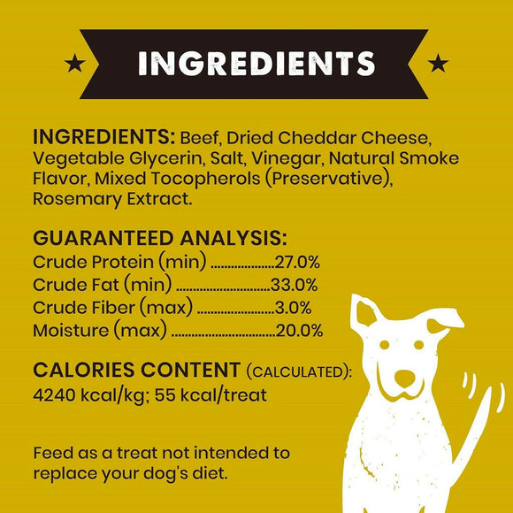 Cloud Star Wag More Bark Less Jerky Philly Cheesesteak Beef (10 oz)