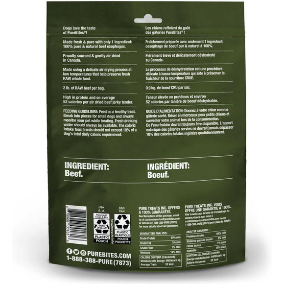 PureBites Beef Jerky Mid Size Treats For Dog (7.5 oz)