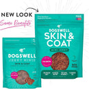 Dogswell Jerky Mini Skin & Coat Grain-Free Salmon Bites For Dogs (4 oz)