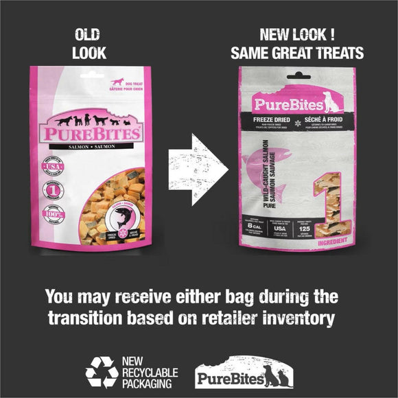 PureBites Salmon Freeze-Dried Raw Treats For Dog & Cat (1.16 oz)