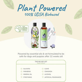 kin+kind Lavender Flea + Tick Biobased Relief Shampoo For Dog (12 oz)
