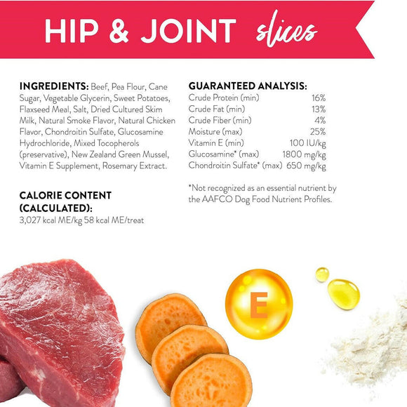Dogswell Hip & Joint Beef Flavor Slices Treats For Dogs