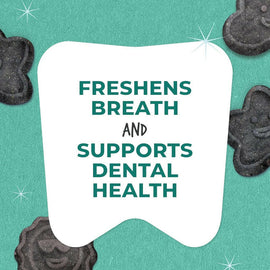 Cloud Star Wag More Bark Less Chicken, Charcoal, Parsley & Mint Dental Biscuits For Dogs(14 oz)