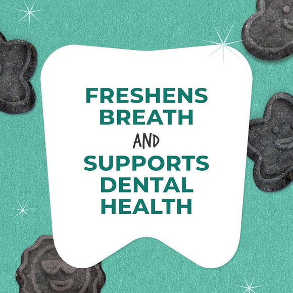 Cloud Star Wag More Bark Less Chicken, Charcoal, Parsley & Mint Dental Biscuits For Dogs(14 oz)