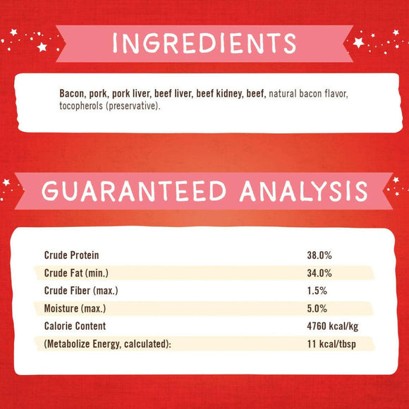 Stella & Chewy's Magical Dinner Dust Bacon Freeze-Dried Raw Food Topper For Dogs (7 oz)