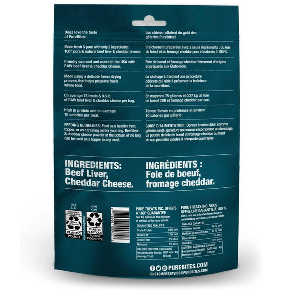 PureBites Beef Cheese Mid Size Treats For Dog (4.2 oz)