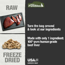 PureBites Mini Trainers RAW Freeze Dried Beef Liver Treats For Dog (3 oz)