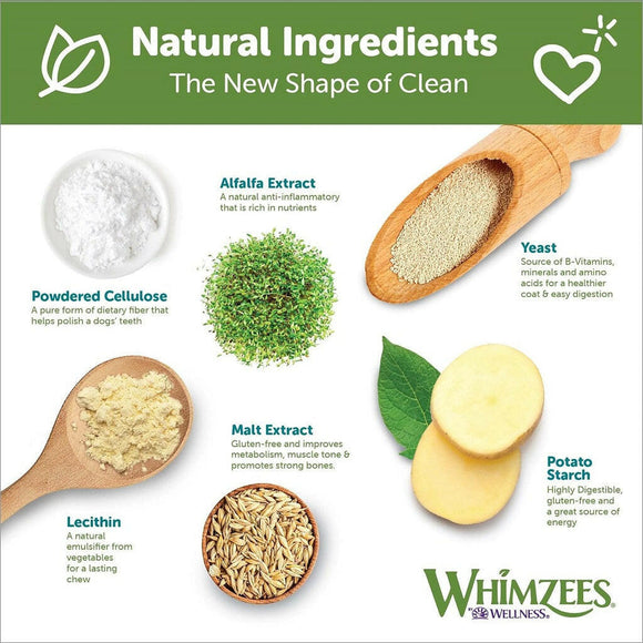 Whimzees by Wellness Alligator Natural Grain-Free  Dental Chews For Large Dogs (12.7 oz)