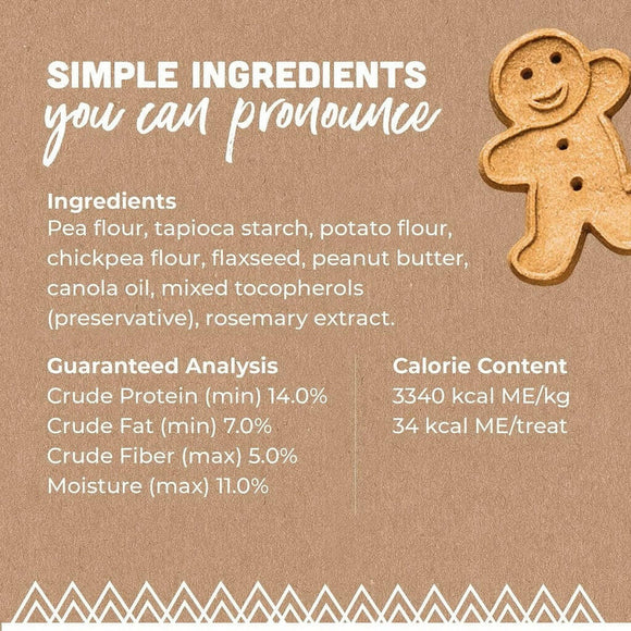 Buddy Biscuits Grain-Free Oven-Baked Crunchy Dog Treats With Peanut Butter (14 oz)