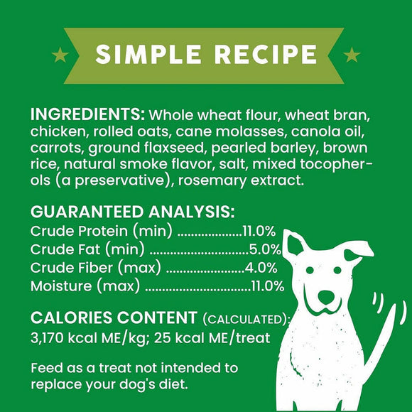 Cloud Star Wag More Bark Less Chicken and Carrot Crunchy Dog Treats (3 lb)