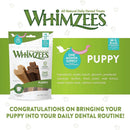 Whimzees by Wellness Natural Grain Free Dental Treats For Medium & Large Puppy (7.4 oz)