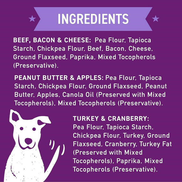 Cloud Star Wag More Bark Less Grain-Free Assorted Flavors Crunchy Dog Treats (2.5 lb)