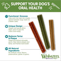 Whimzees by Wellness Stix Natural Grain Free Dental Chews For Medium Breed Dogs (14.8 oz)