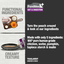 PureBites Plus Squeezables- Gut & Digestion Food Toppings For Dog (2.5 oz)