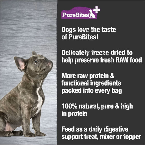 PureBites Plus Freeze Dried Gut & Digestion Treats For Dog (3 oz)