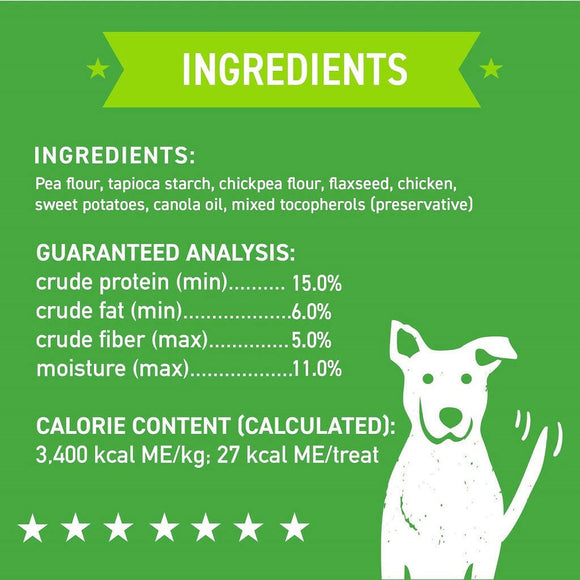 Cloud Star Wag More Bark Less Grain-Free Chicken & Sweet Potato Crunchy Dog Treats (14 oz)