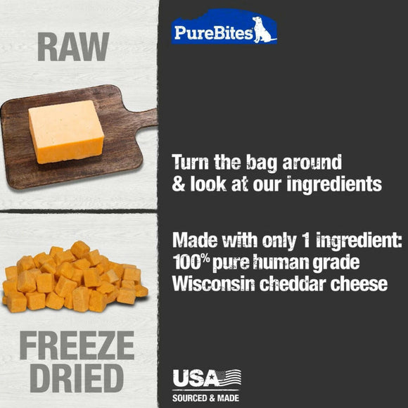 PureBites Cheddar Cheese Freeze Dried Treats For Dog (4.2 oz)