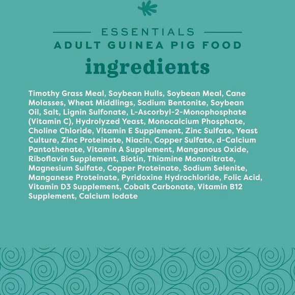 Oxbow Essentials Oxbow Adult Guinea Pig Food (25 lb)