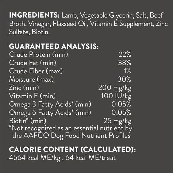 Dogswell Jerky Skin & Coat Lamb Grain-Free Treats For Dogs (10 oz)