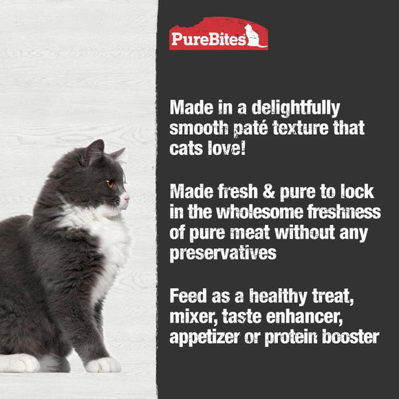 PureBites 100% Pure Chicken Pate Treats For Cat (2.5 oz)