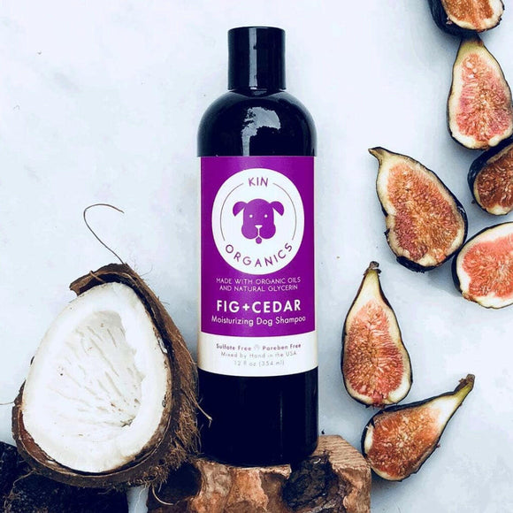 kin+kind Itchy Organics Fig & Cedar Natural Shampoo For Dog (12 oz)