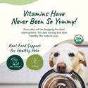 kin+kind Organic VitaBoost Supergreens Supplement For Large Dogs & Cats (8 oz)